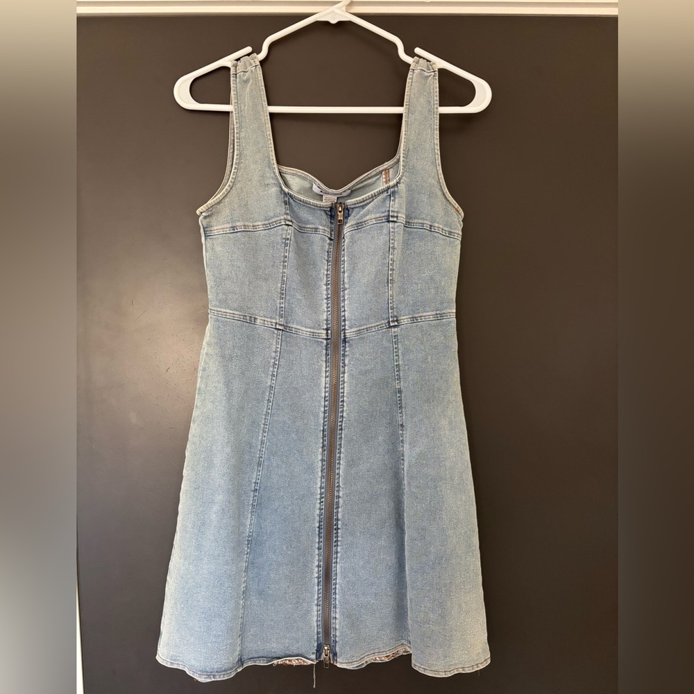 RSQ Light Blue Denim Mini Dress